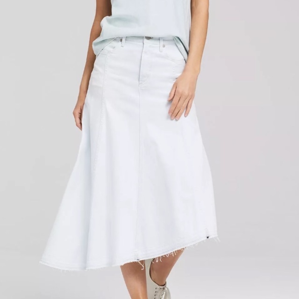 Citizen of Humanity Raquel Flounce Frayed Skirt - Picture 8 of 8